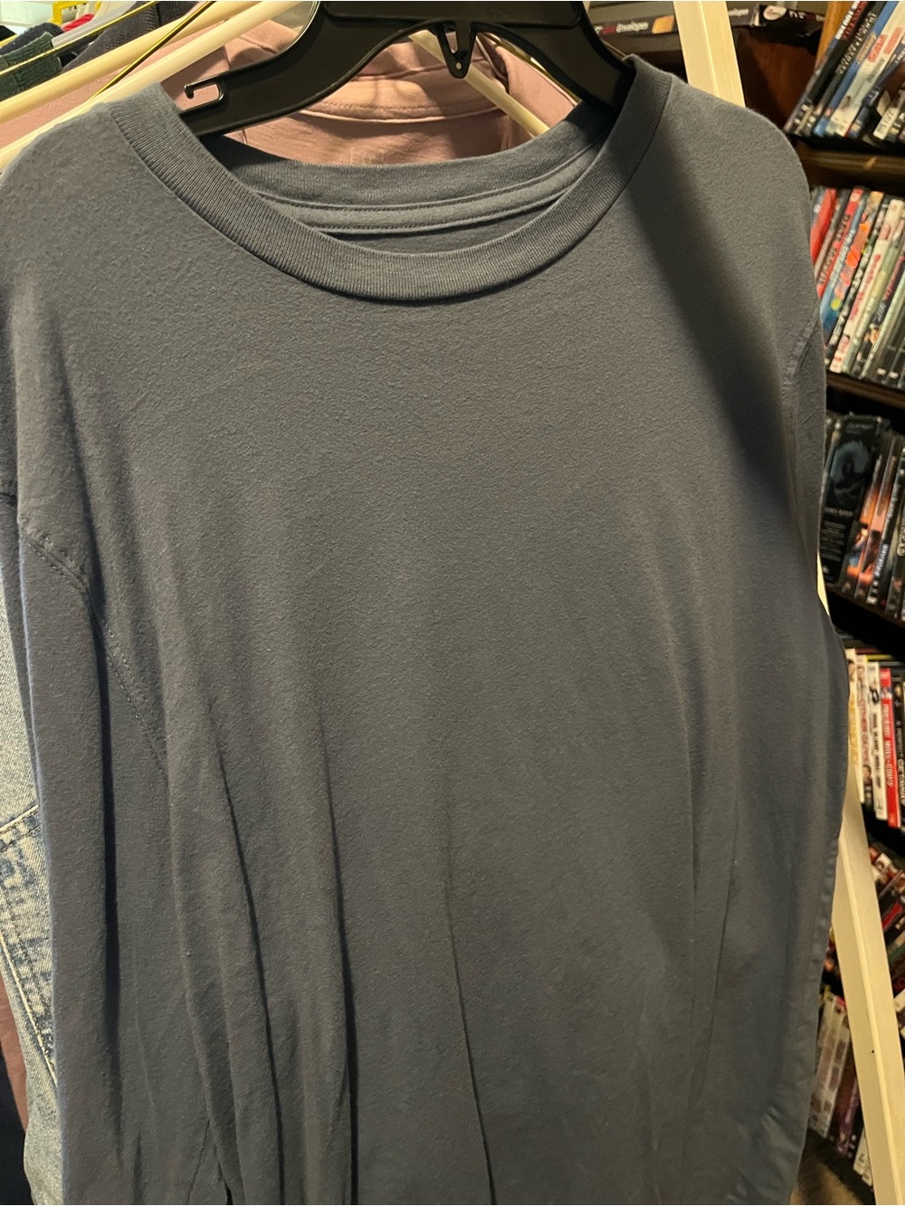 5  Men's Crewneck Tee in Slate Gray. Large. Tshirts short & long sleeve. All 5